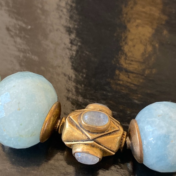 Necklace blue stone - Picture 2 of 4